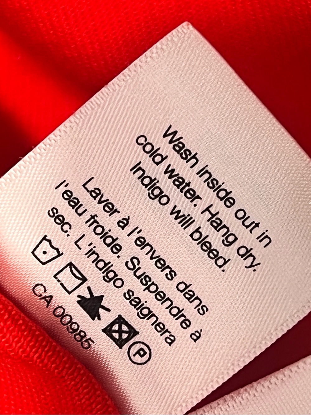 Veronica Beard Neon Red Distressed Jean Jacket - Picture 7 of 7